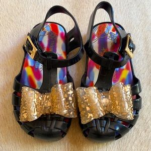 Mini Melissa x Vivienne Westwood girls shoes 8 US